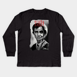 Norman Bates and Mother | Alfred Hitchcock Psycho Movie Kids Long Sleeve T-Shirt